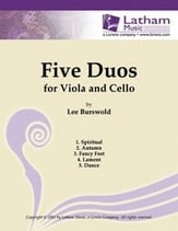 FIVE DUOS VIOLA/CELLO cover